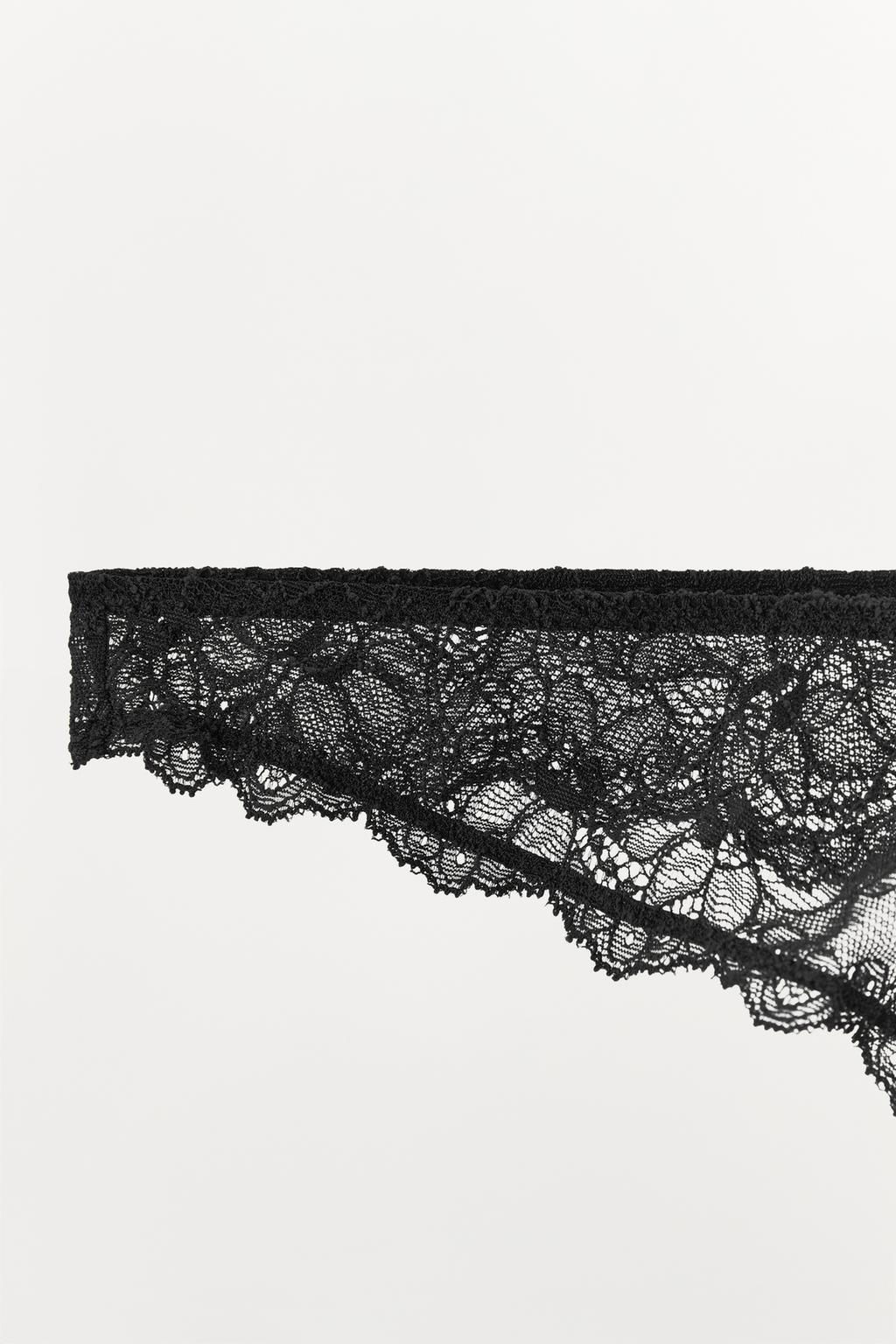 LACE THONG - Zara фото 5