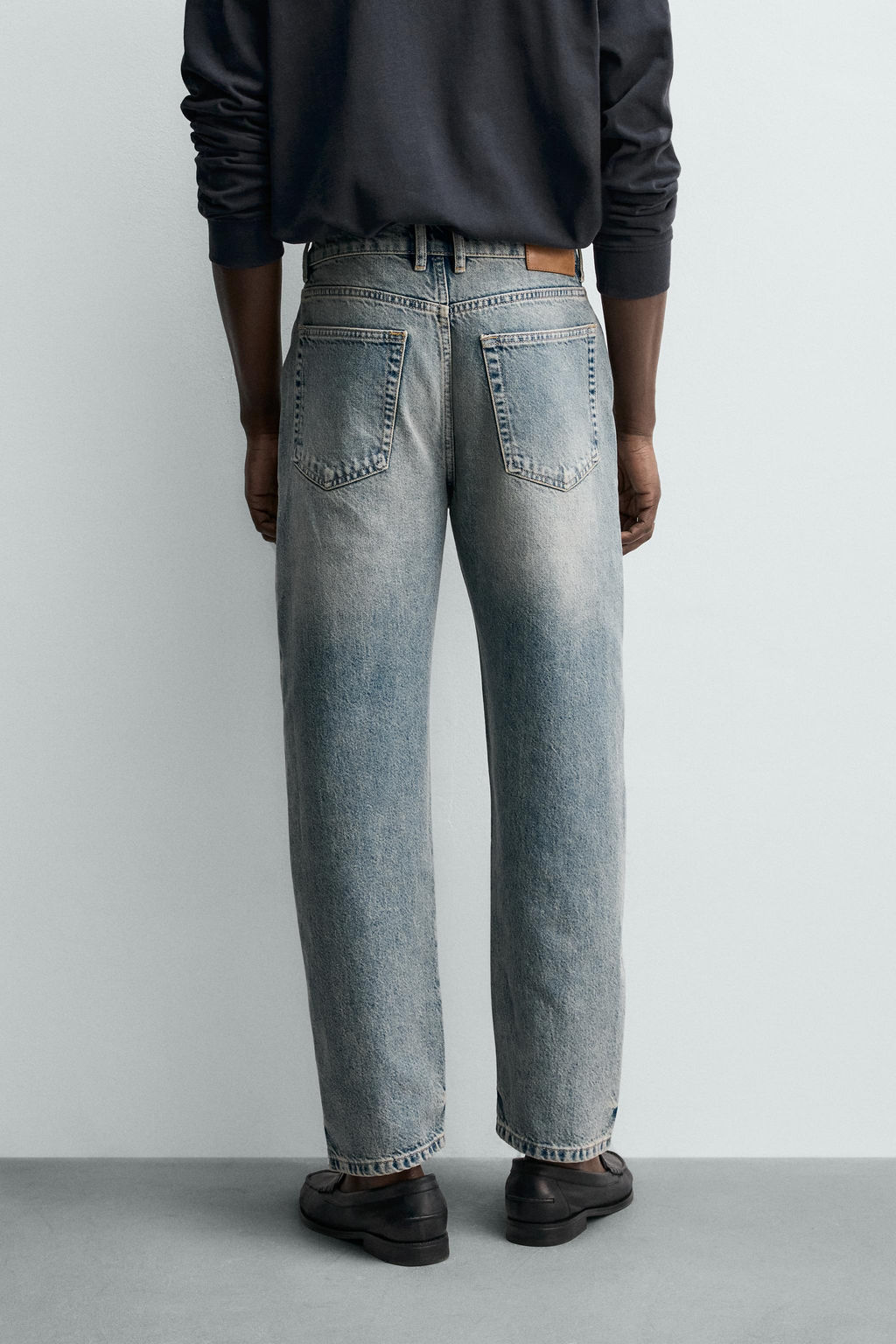 JEANS STRAIGHT ANKLE FIT / Azul medio - Zara фото 3