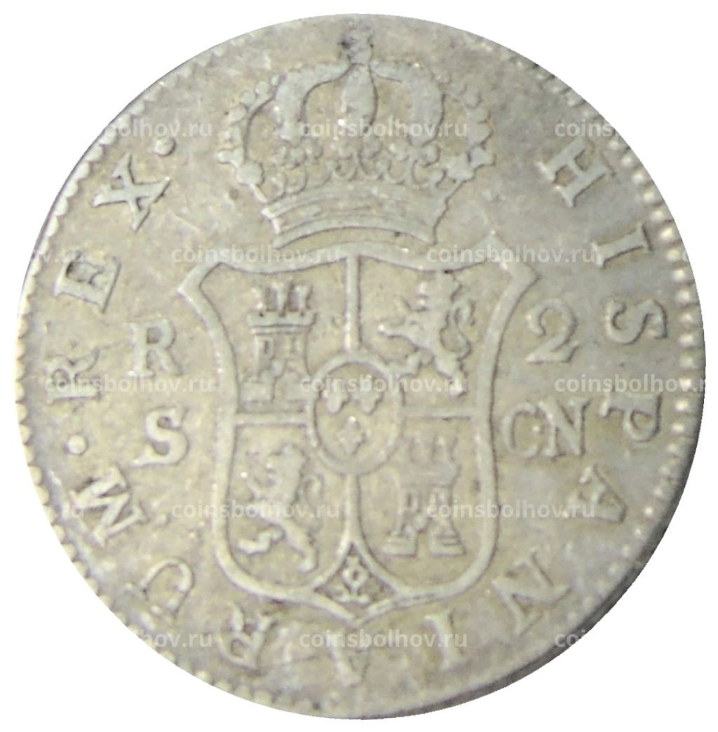 2 реала 1801 года Испания