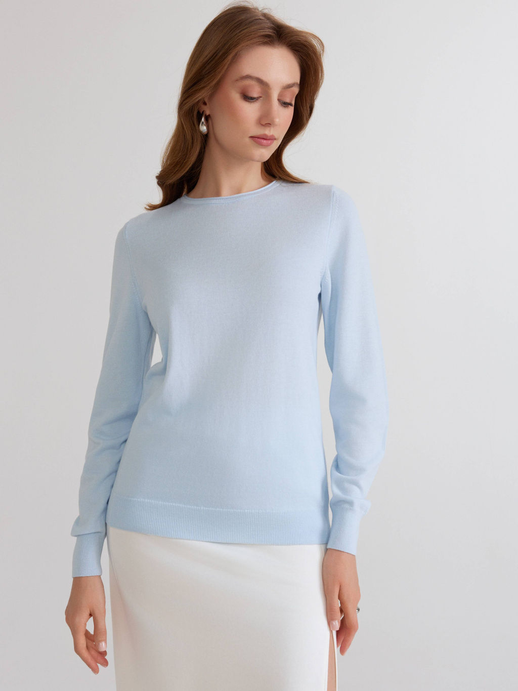 CONTE LDK2451 Джемпер женский light blue