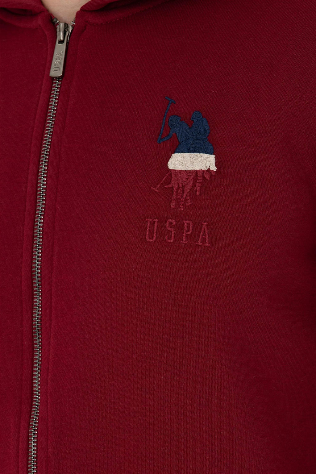 Мужской бордовый вязаный кардиган - U.s. polo assn фото 7
