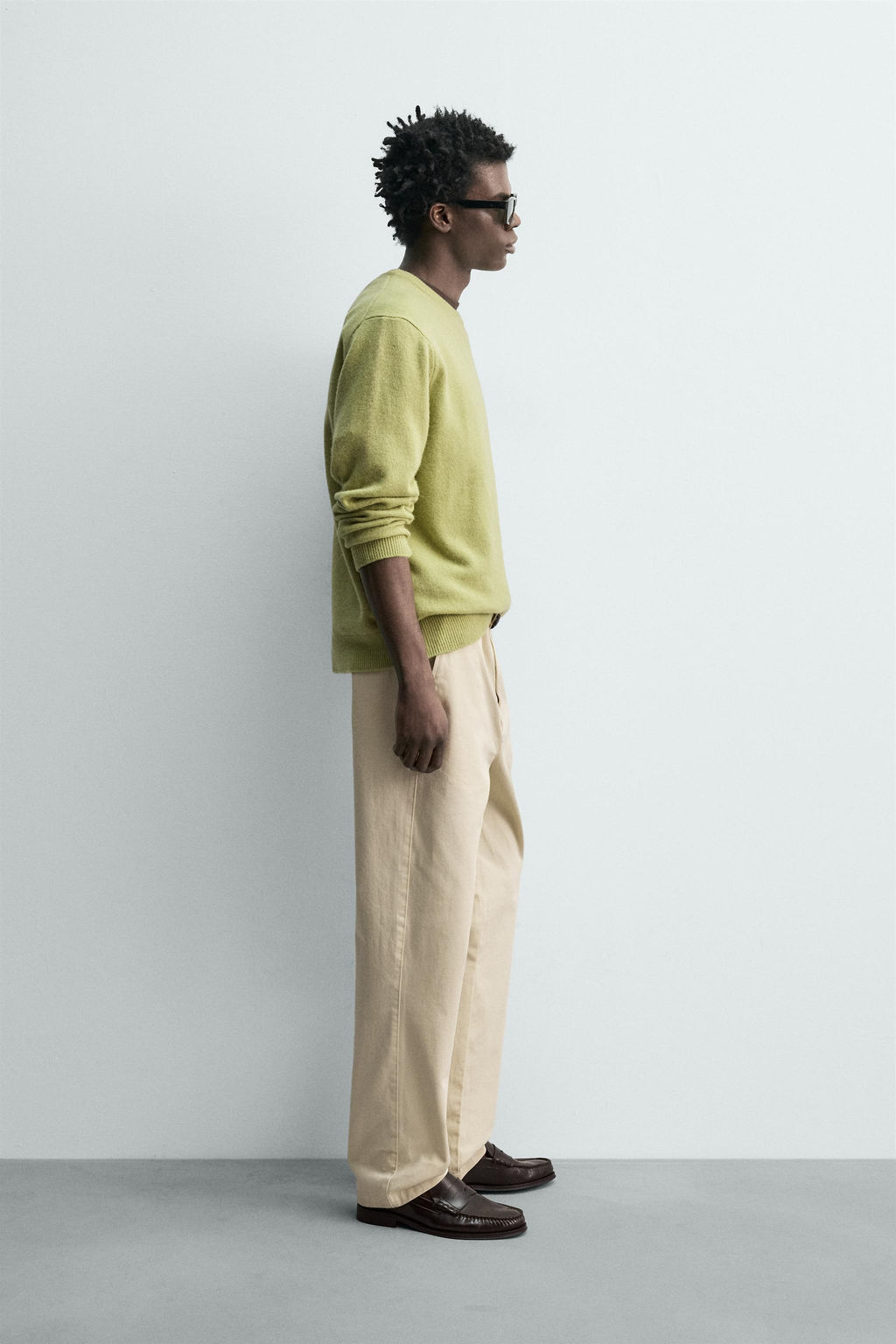PANTALON CHINO REGULAR FIT / Beige claro - Zara фото 4