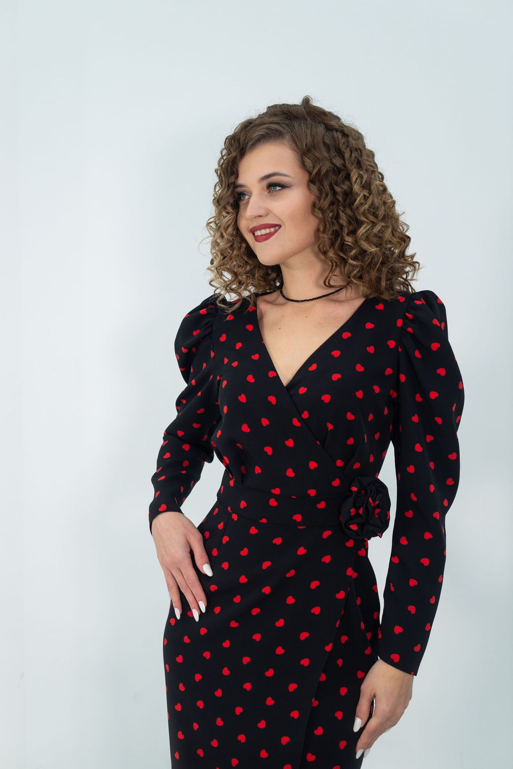 Платье Ханни (черный) - Nadi bordo фото 7