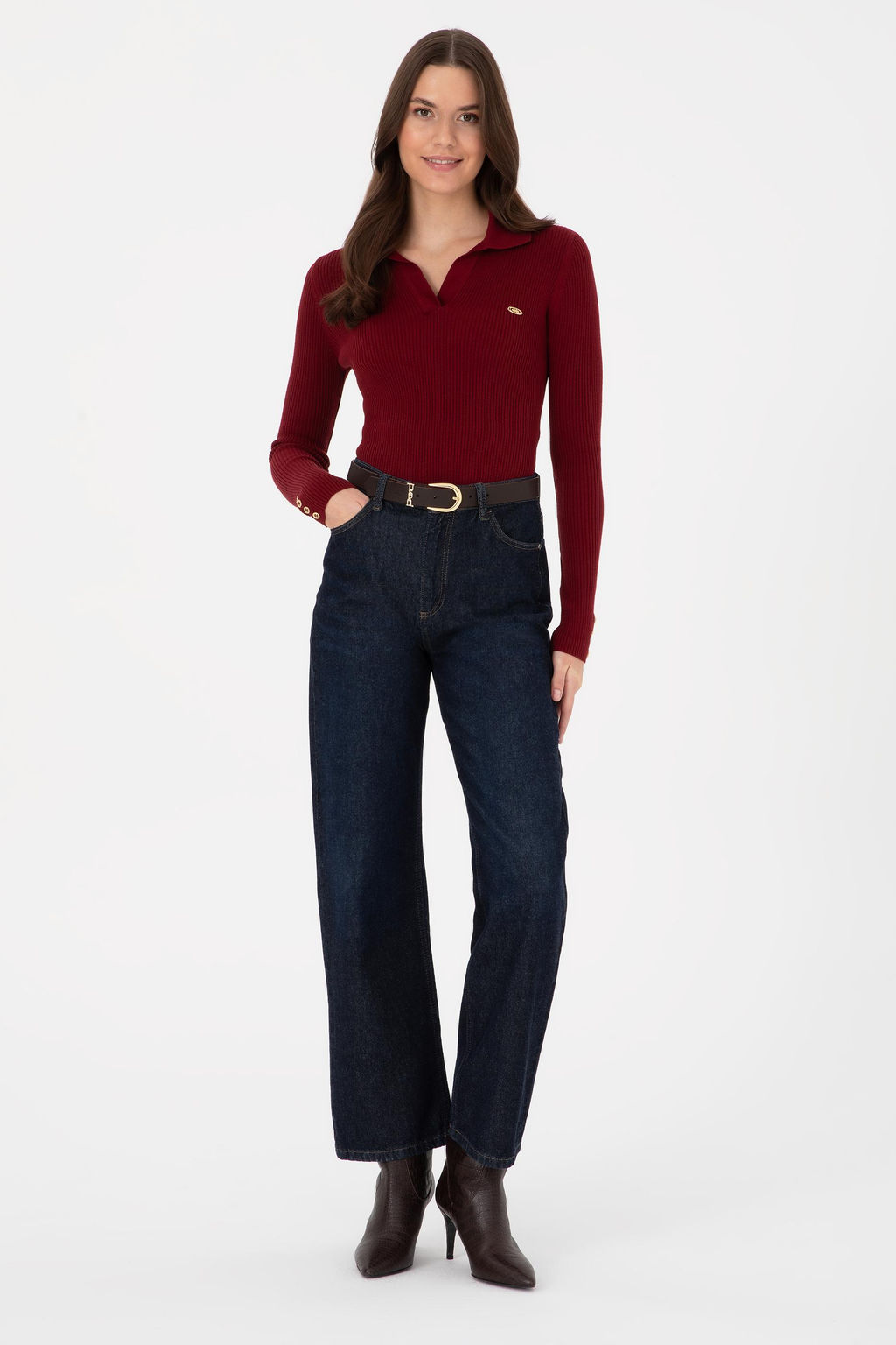 Kad_n Bordo Kazak - U.s. polo assn фото 4