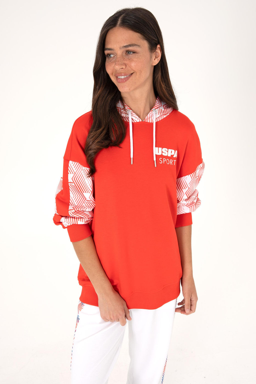 Kad_n K_rm_z_ Sweatshirt Sepette S_rpriz _ndirim - U.s. polo assn фото 3