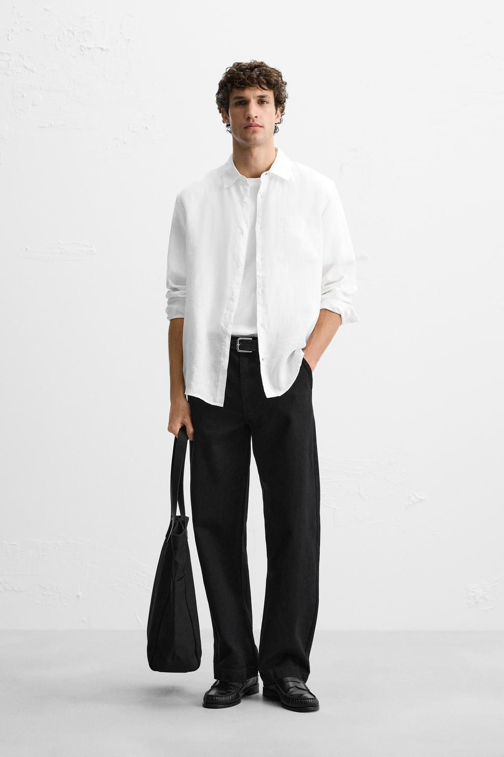 100% LINEN SHIRT - Zara фото 2