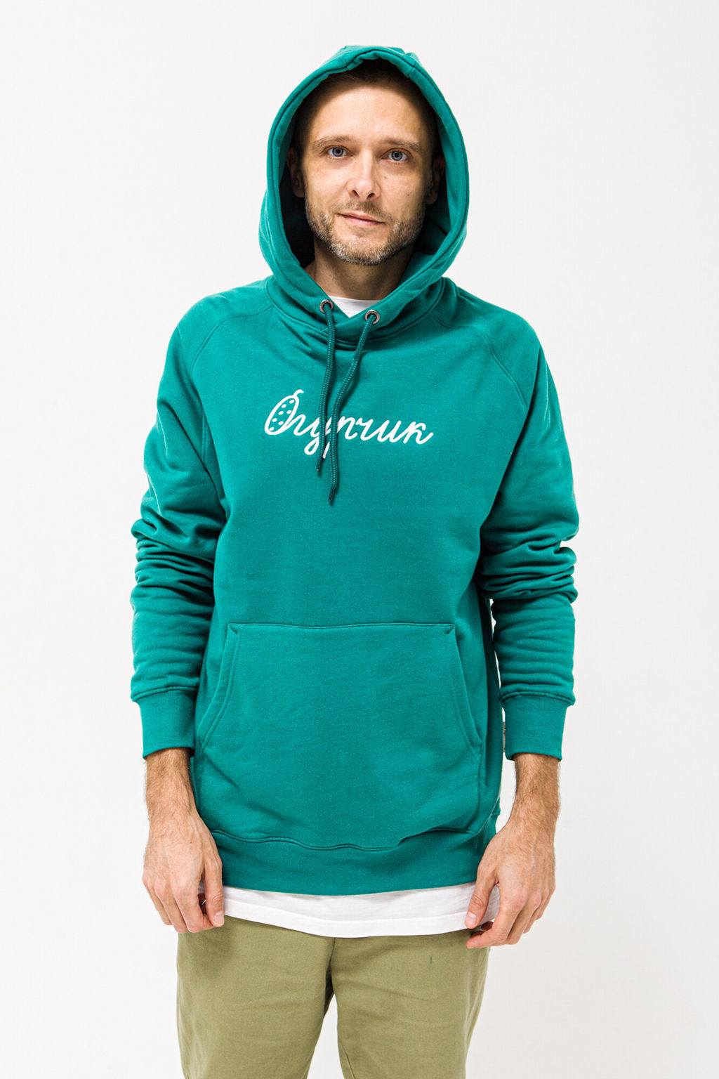Худи ЗАПОРОЖЕЦ Ogurchik GREEN  фото 2