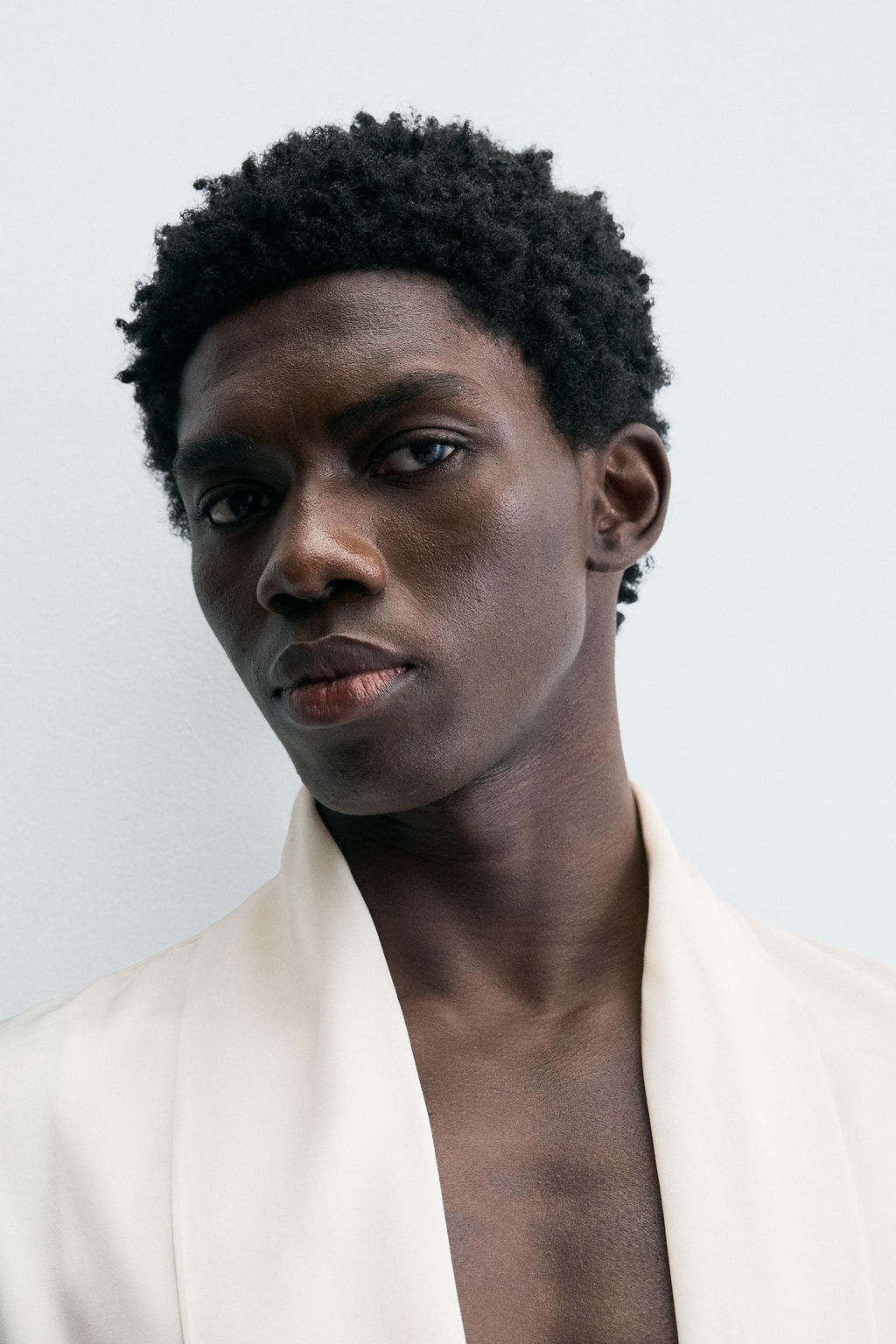 LIMITED EDITION FLOWING SHAWL COLLAR SHIRT - Zara фото 6