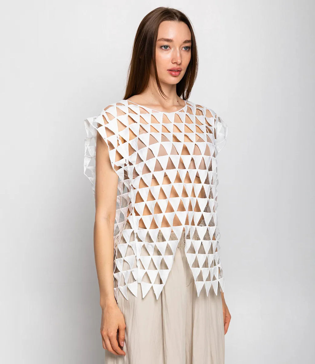 Топ #КТ905 (10), белый