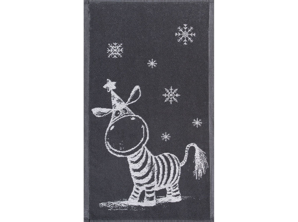 Полотенце махровое 6с104.411ж1 Зебруся(графит5) 67х40см