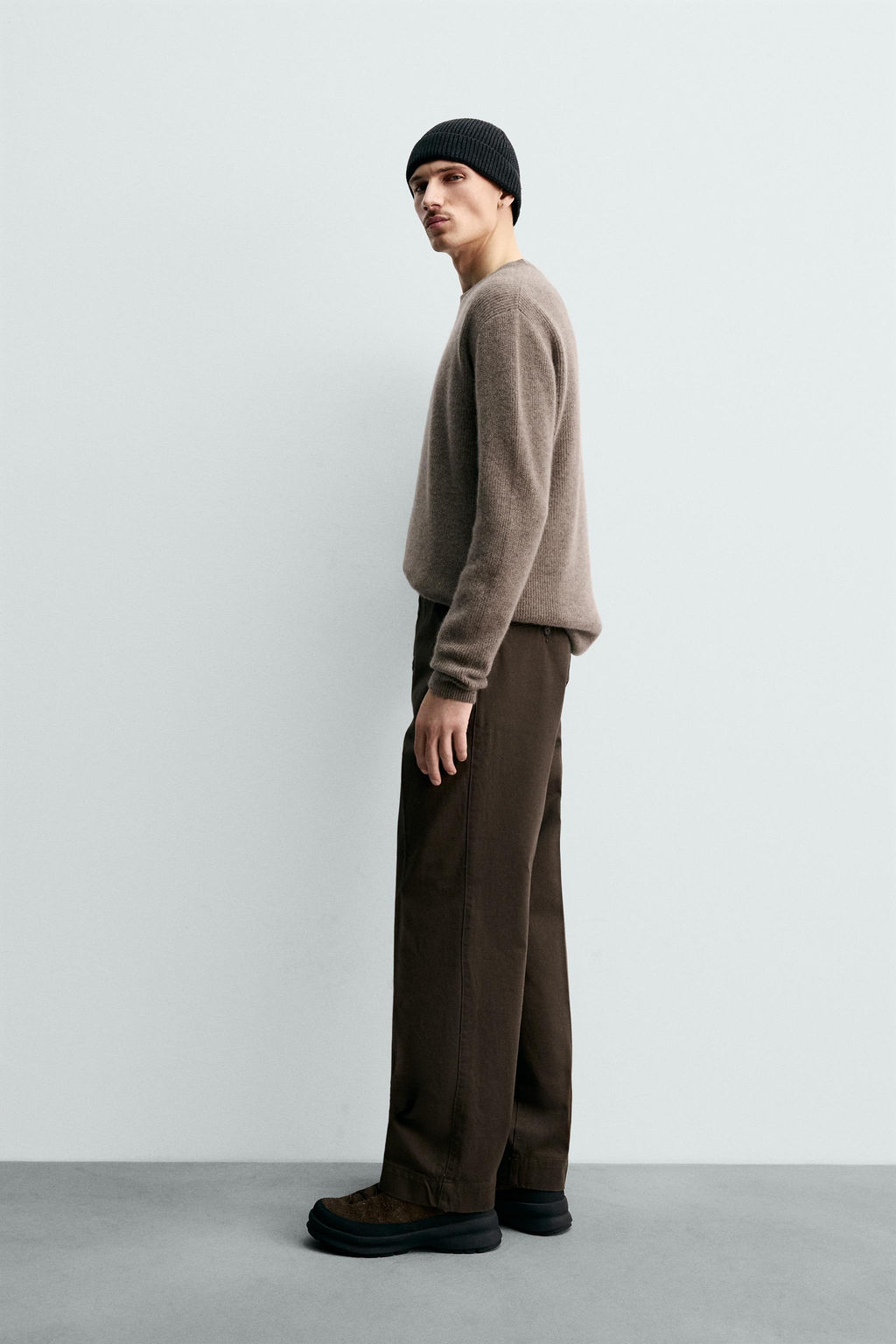 100% CASHMERE RIBBED JUMPER ORIGINS - Zara фото 4