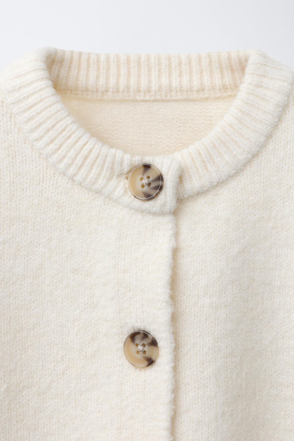 PLAIN KNIT CARDIGAN - Zara фото 3