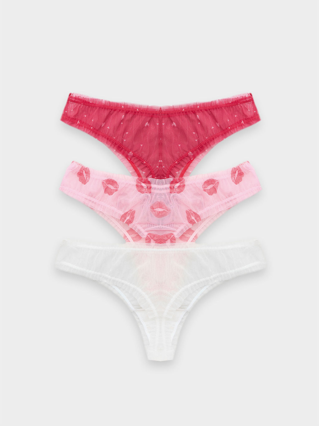 Цена за 2 штуки! Трусы бразилиана женские в наборе, 3 шт - Mark formelle фото 9