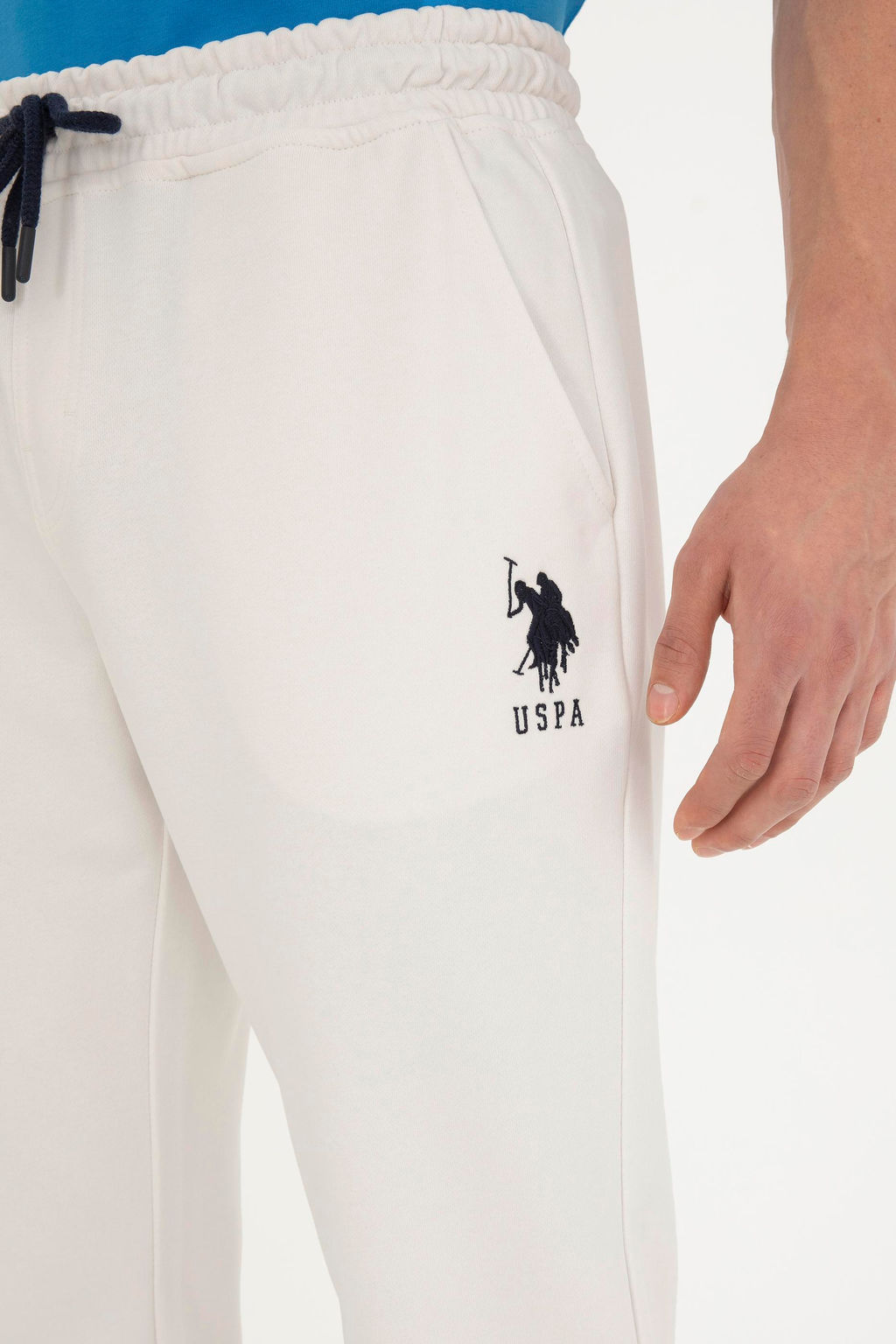 Мужские спортивные штаны цвета экрю - U.s. polo assn фото 6