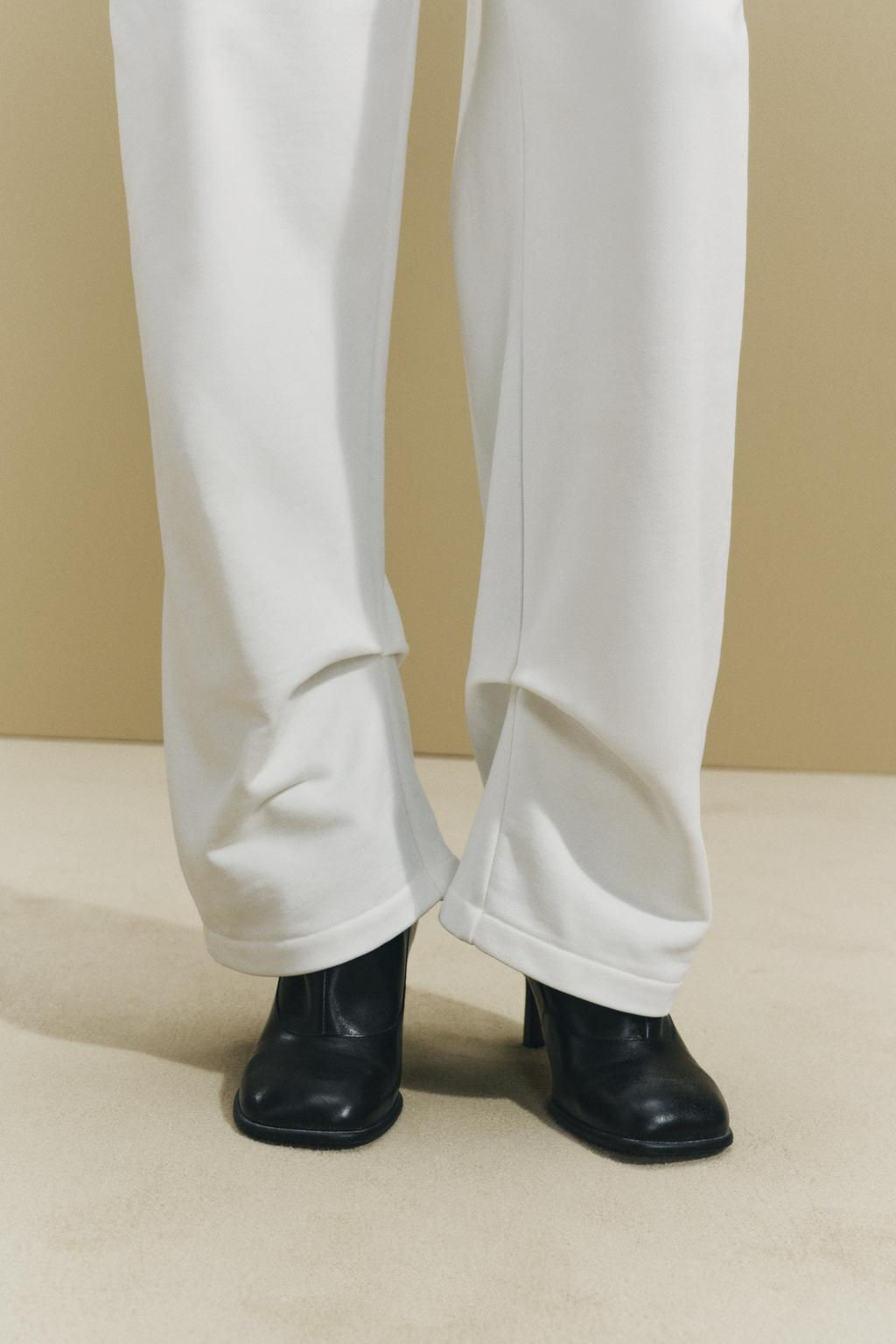 JOGGERS WITH PLEAT DETAIL - Zara фото 5