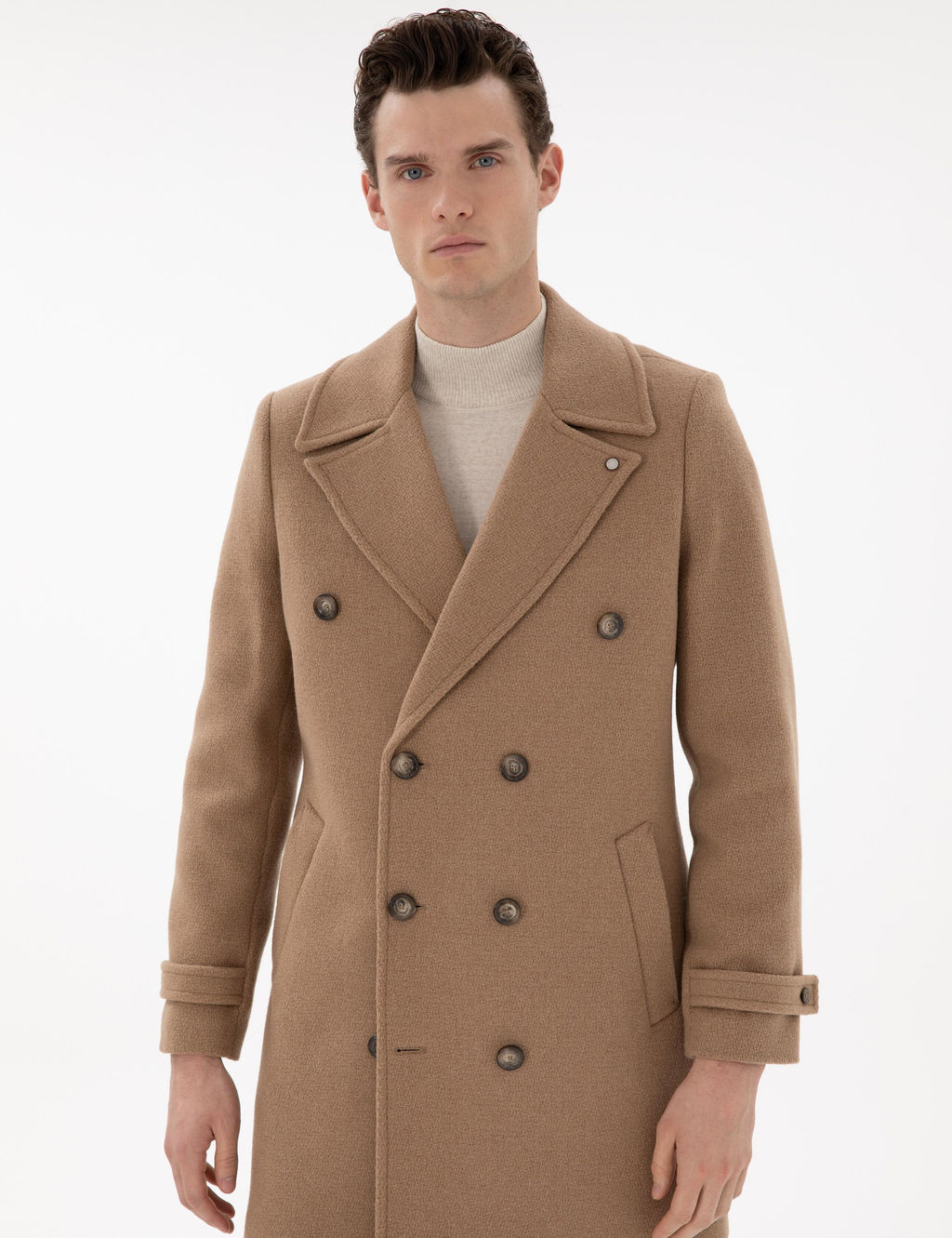 Bej Ex. Slim Fit Ka_e Kaban - Pierre cardin фото 3