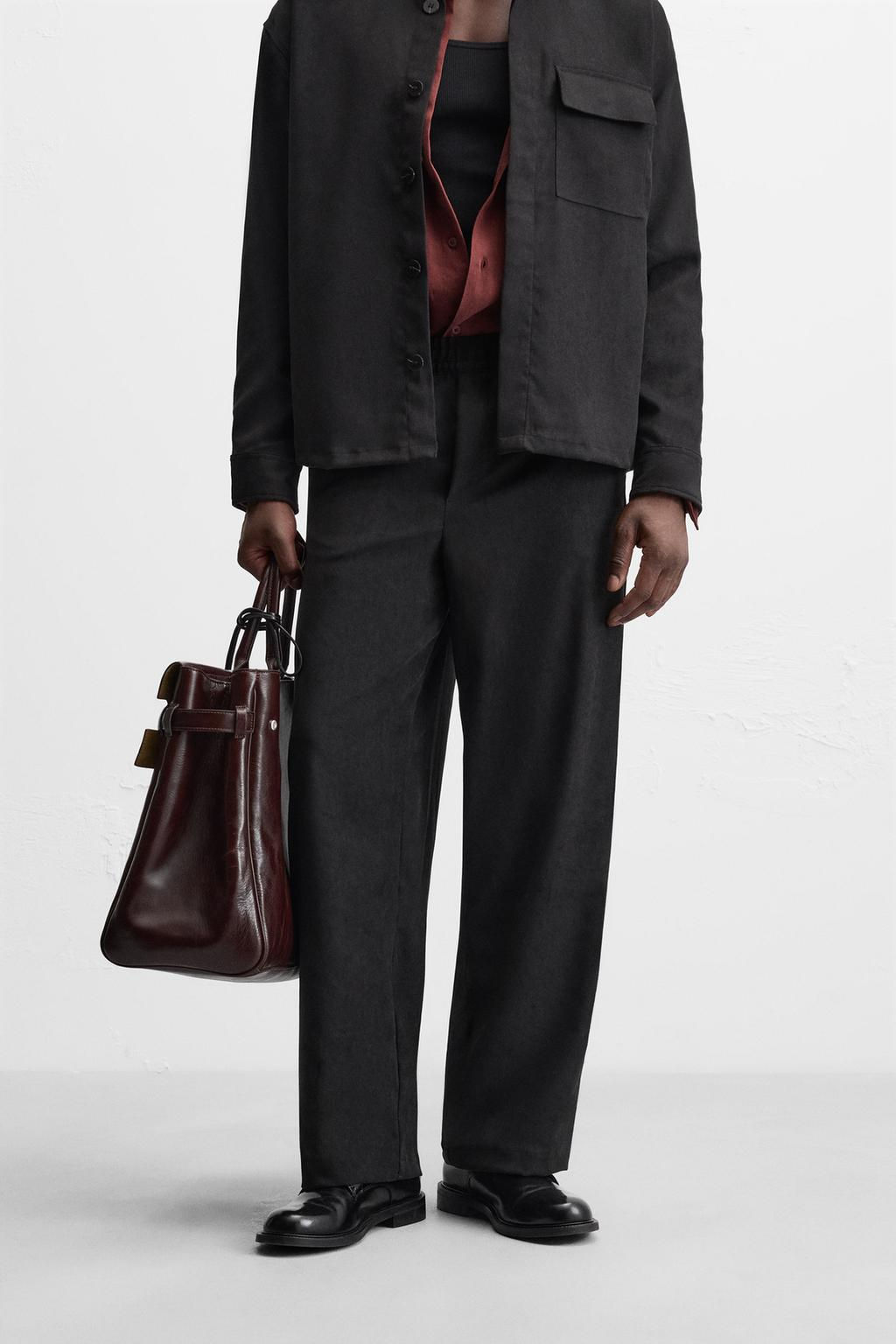 JOGGER WAIST TROUSERS - Zara фото 2