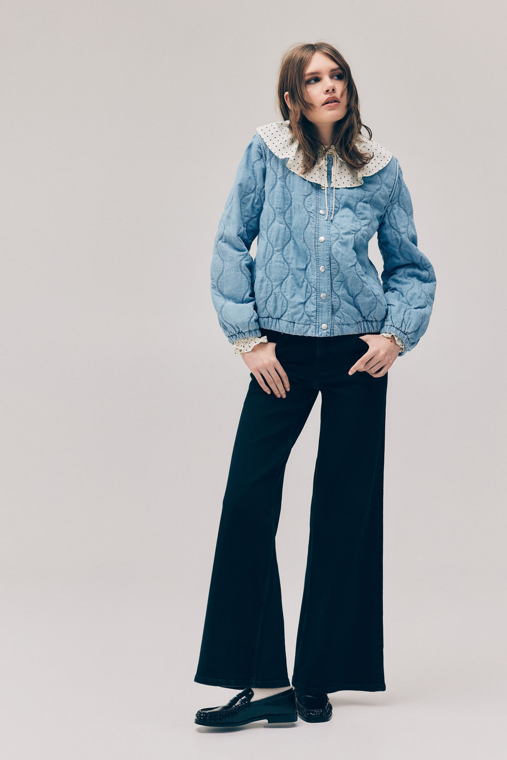 Chaqueta denim acolchada - H&m фото 6