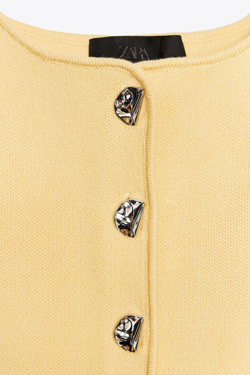PLAIN KNIT CORSET TOP - Zara фото 8