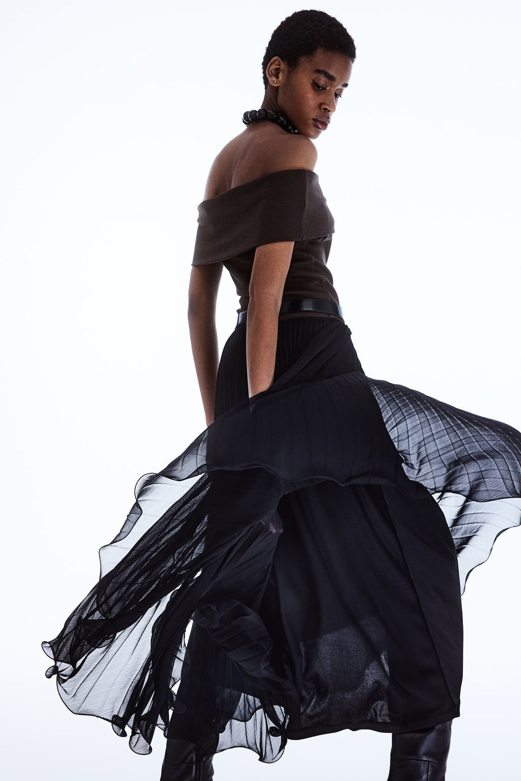 Top off-the-shoulder - H&m фото 3