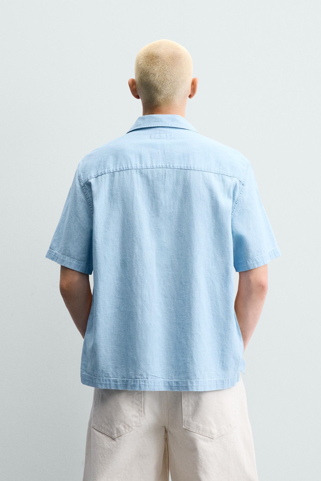 CAMISA FLUIDA RAYAS / Azul - Zara фото 3