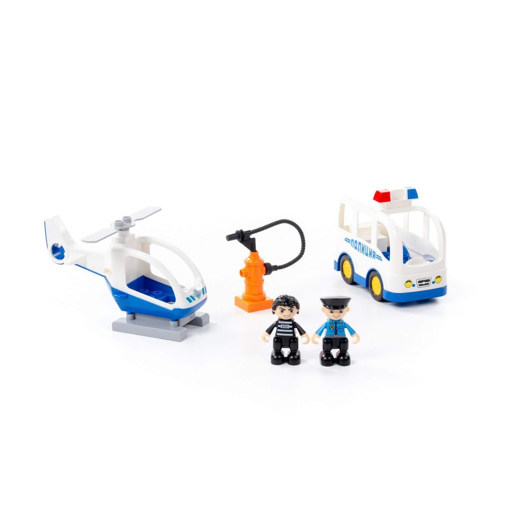 Конструктор Макси - Полицейский участок (94 элемента) (в коробке) - Полесье фото 5