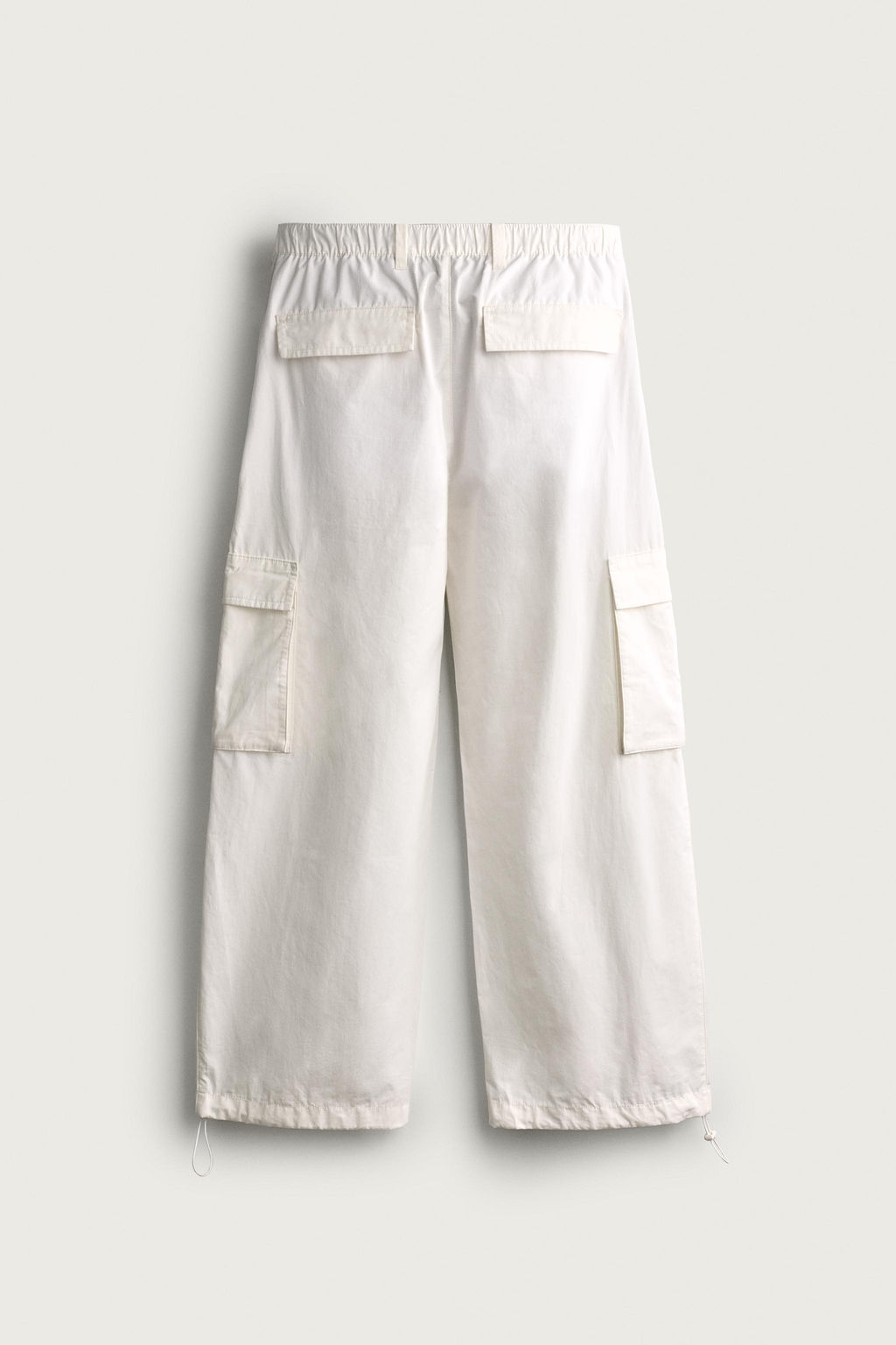 PANTAL?N JOGGER CARGO RELAXED FIT / Blanco - Zara фото 8