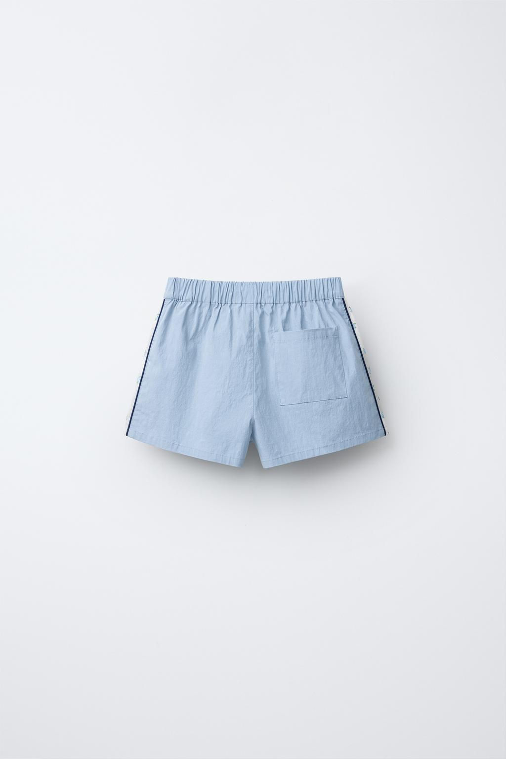 FLORAL TECHNICAL BERMUDA SHORTS - Zara фото 2