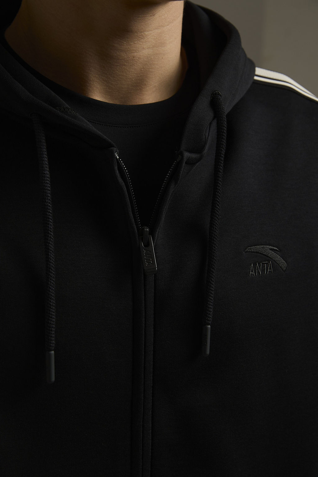 Толстовка на молнии Черный - Anta фото 3