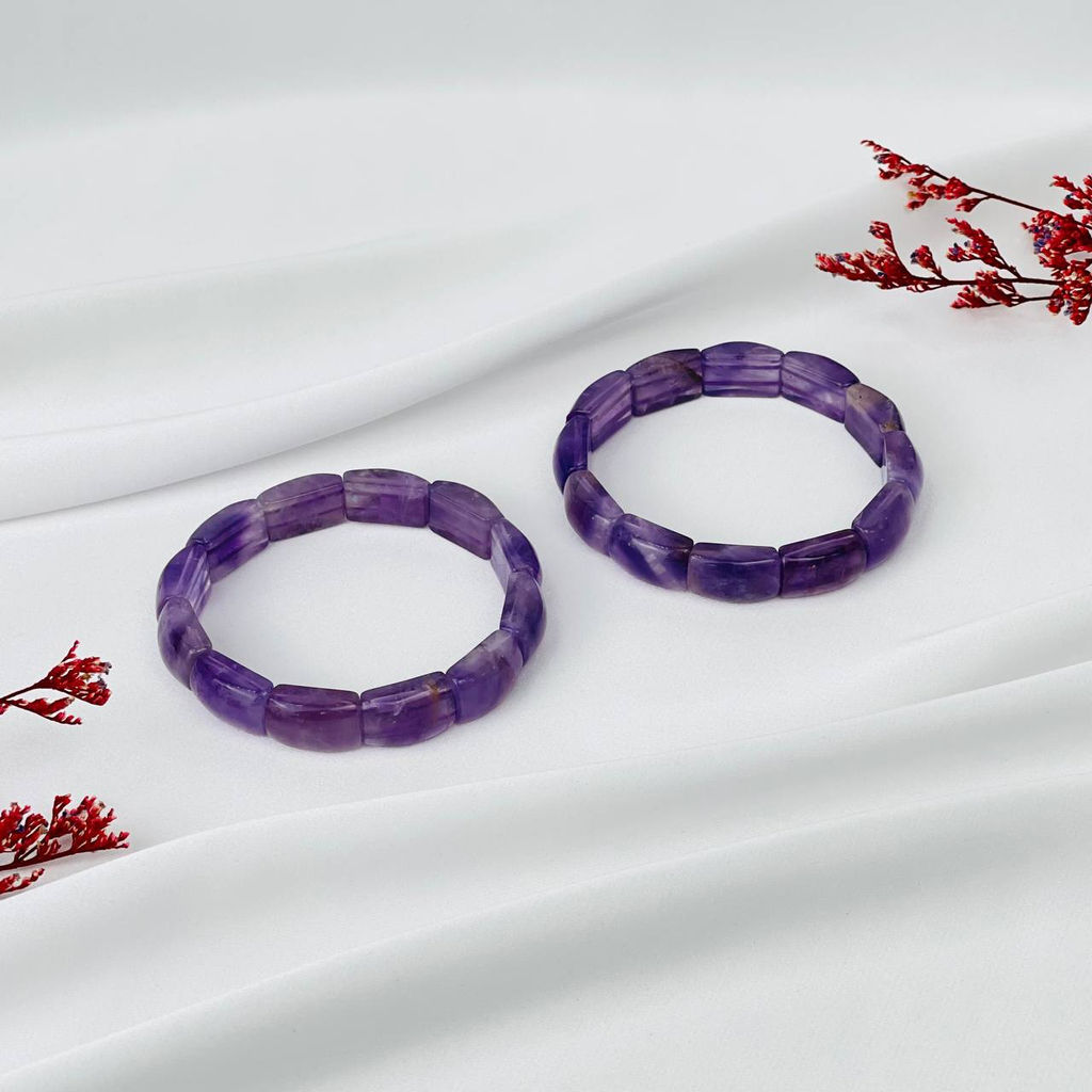 Браслет из Аметиста 19 см - Радуга самоцветов фото 2