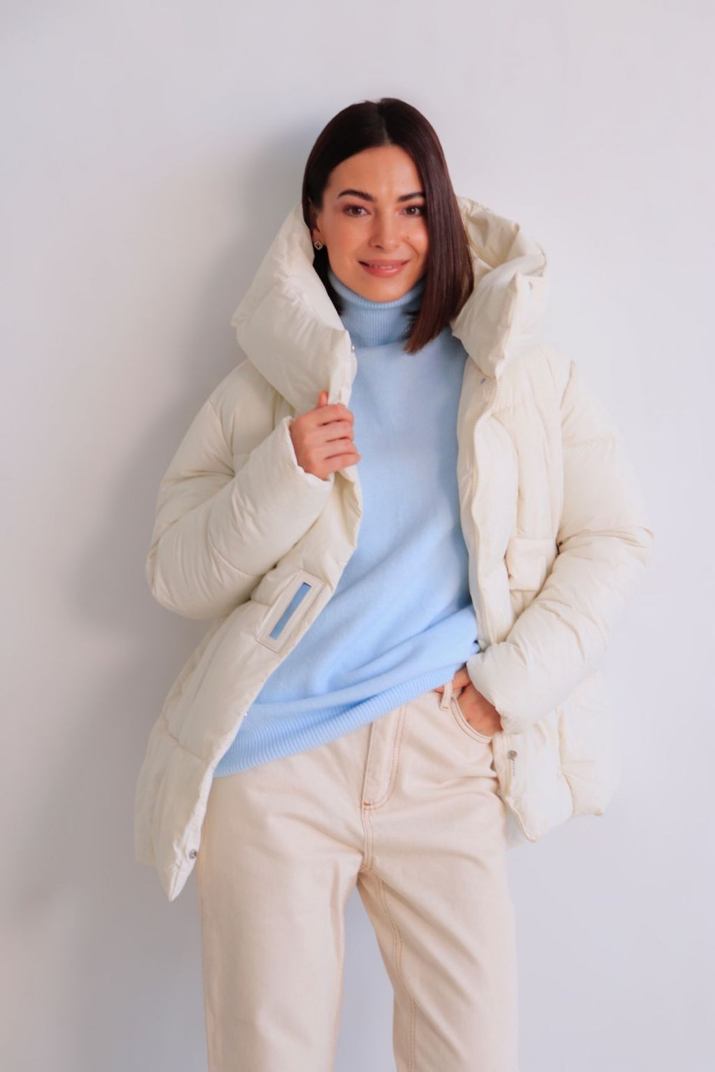 Martichelli Куртка зимняя айвори  фото 6