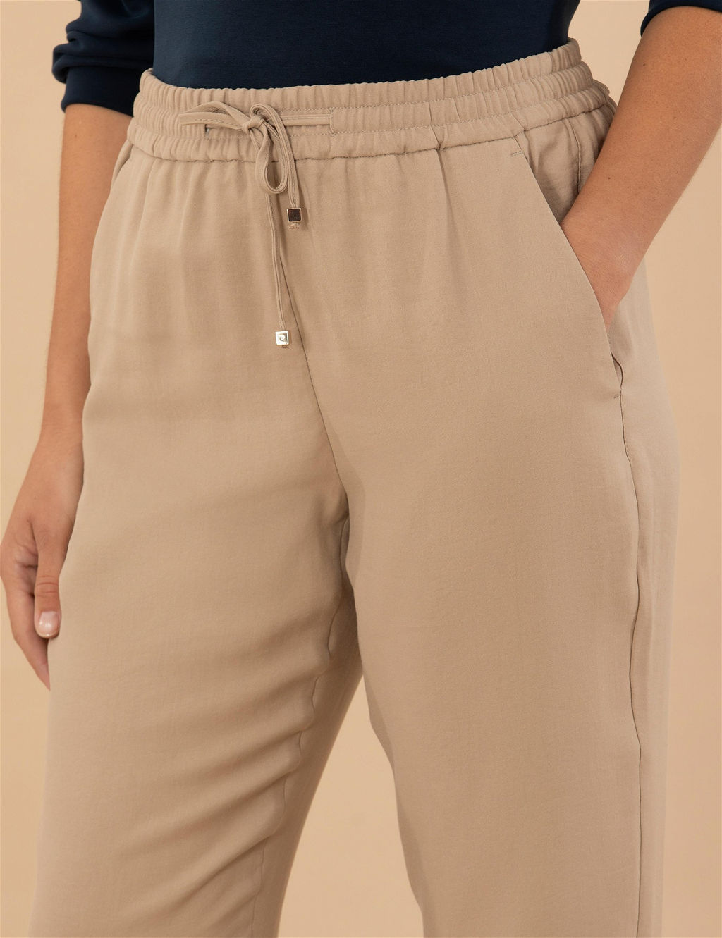 Bej Carrot Fit Kuma_ Pantolon - Pierre cardin фото 6