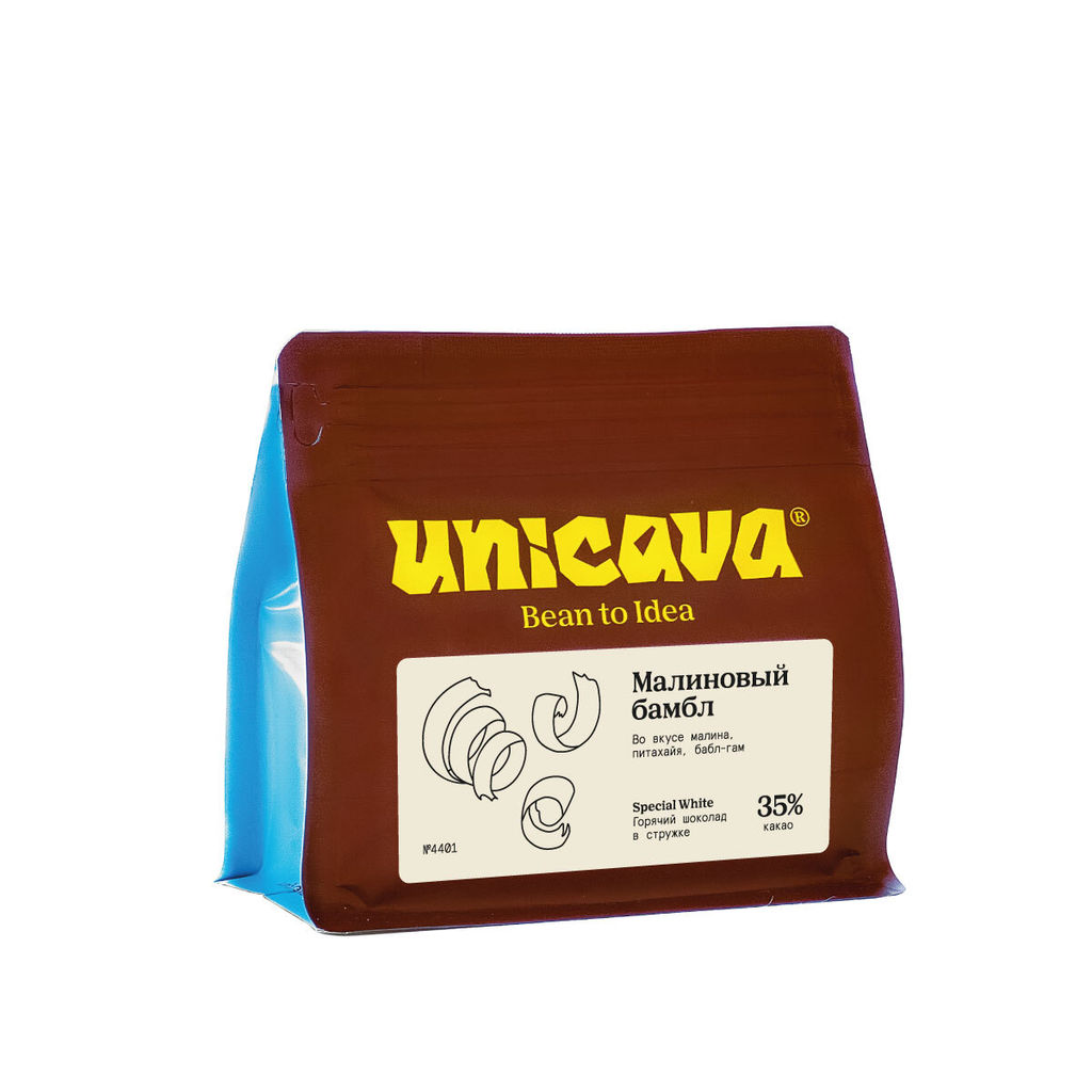 Малиновый бамбл, горячий шоколад 35 %