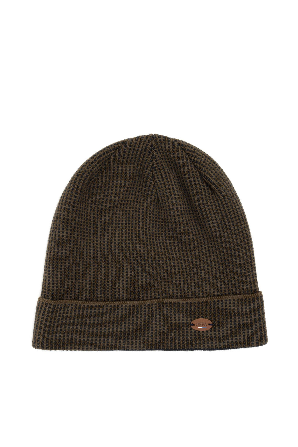 Мужской комплект из коричневого берета с шарфом Неожиданная скидка в корзине - U.s. polo assn фото 3