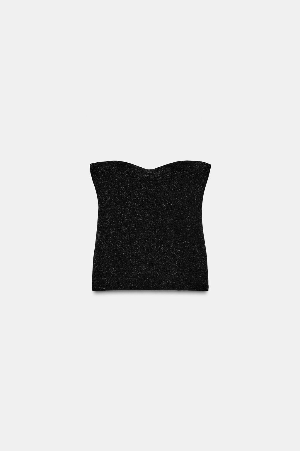 SPARKLY STRETCH BANDEAU TOP - Zara фото 7