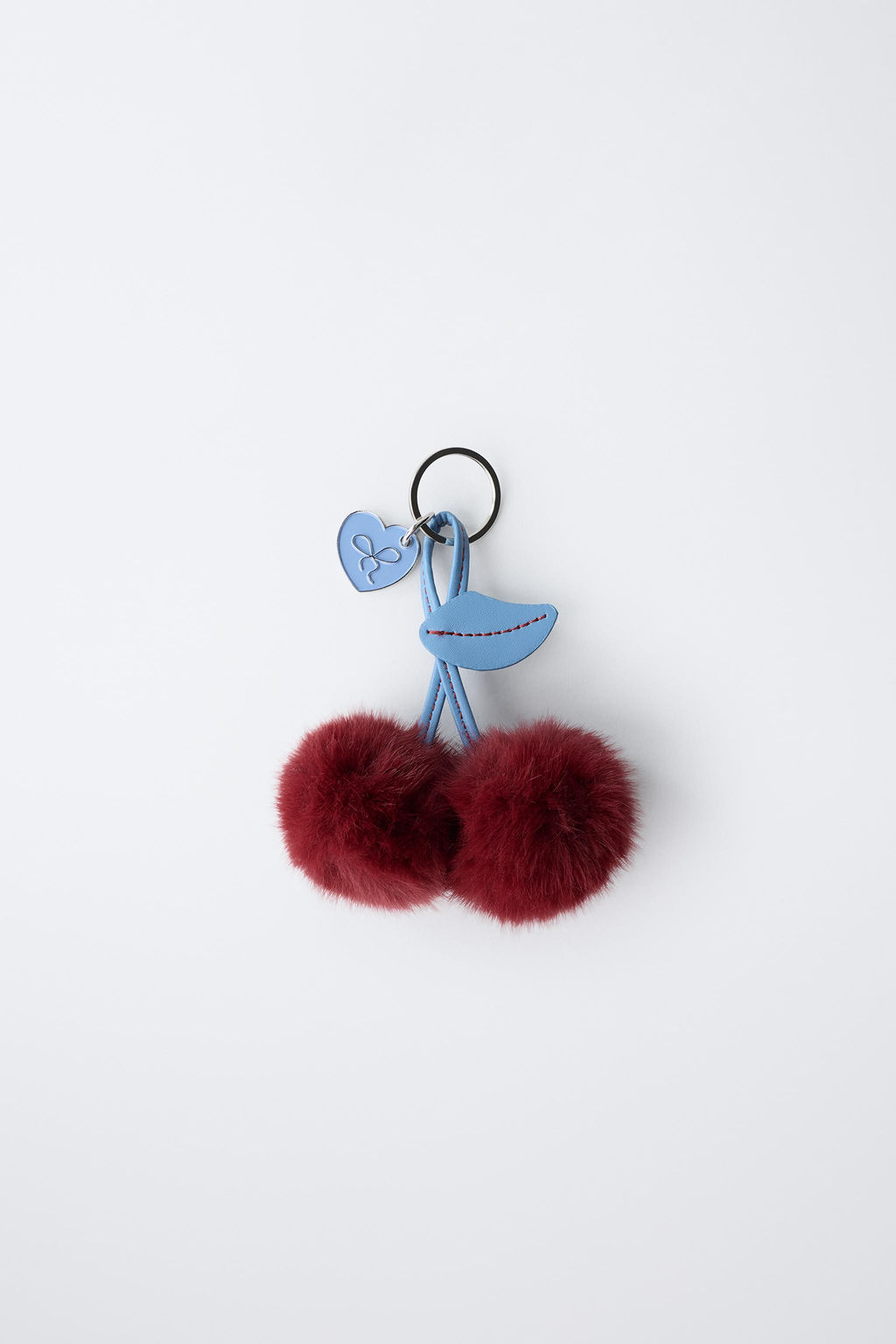 FAUX FUR CHERRY KEY RING - Zara фото 4