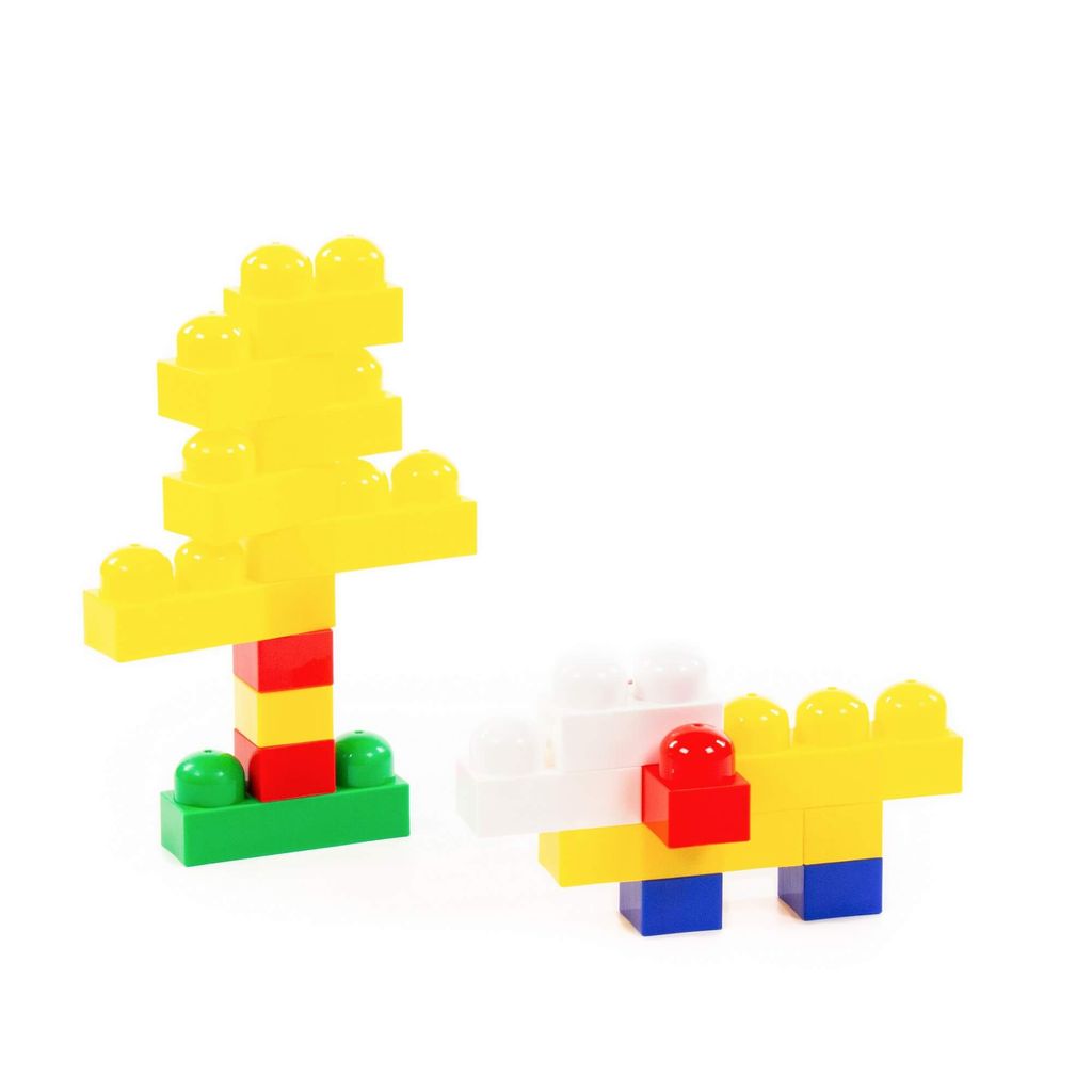 Конструктор Юниор (51 элемент) (в мешке) - Полесье фото 5