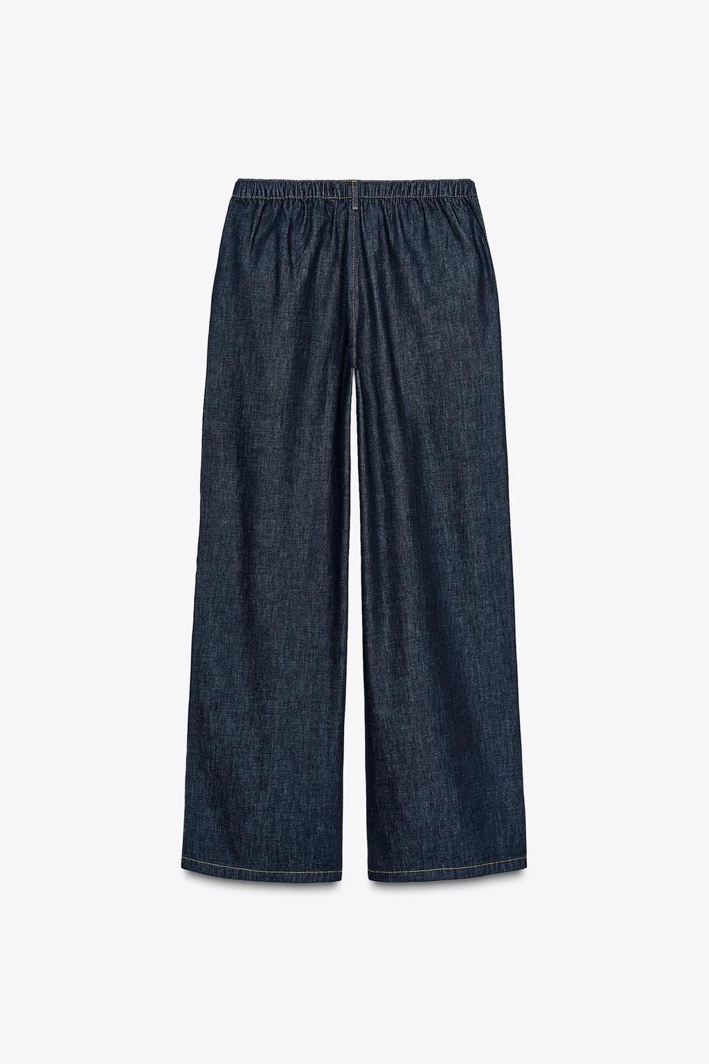 Z1975 HIGH-WAIST WIDE-LEG JOGGER JEANS - Zara фото 6