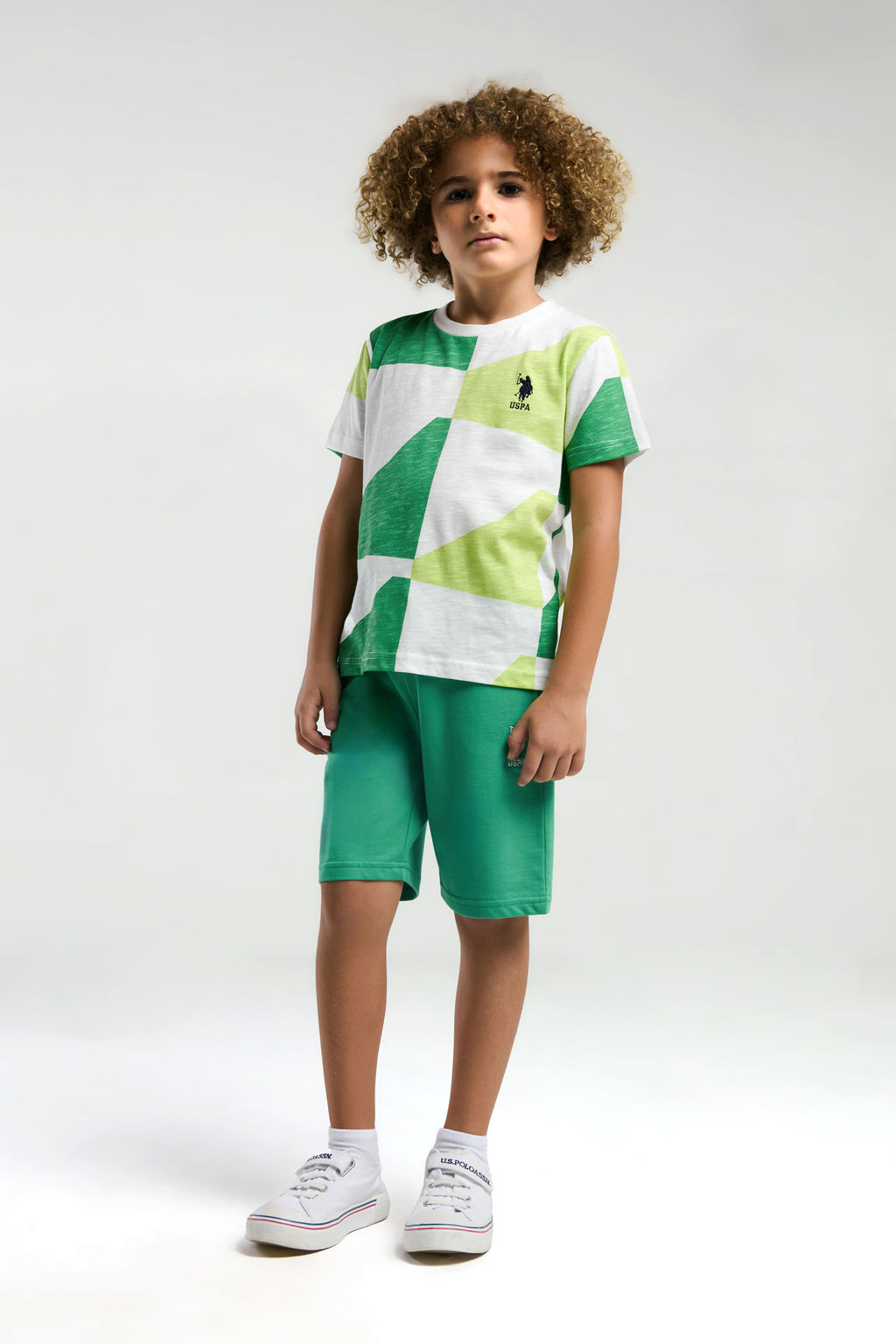 Erkek _ocuk Ye_il Pijama Tak_m_ Sepette S_rpriz _ndirim - U.s. polo assn фото 8