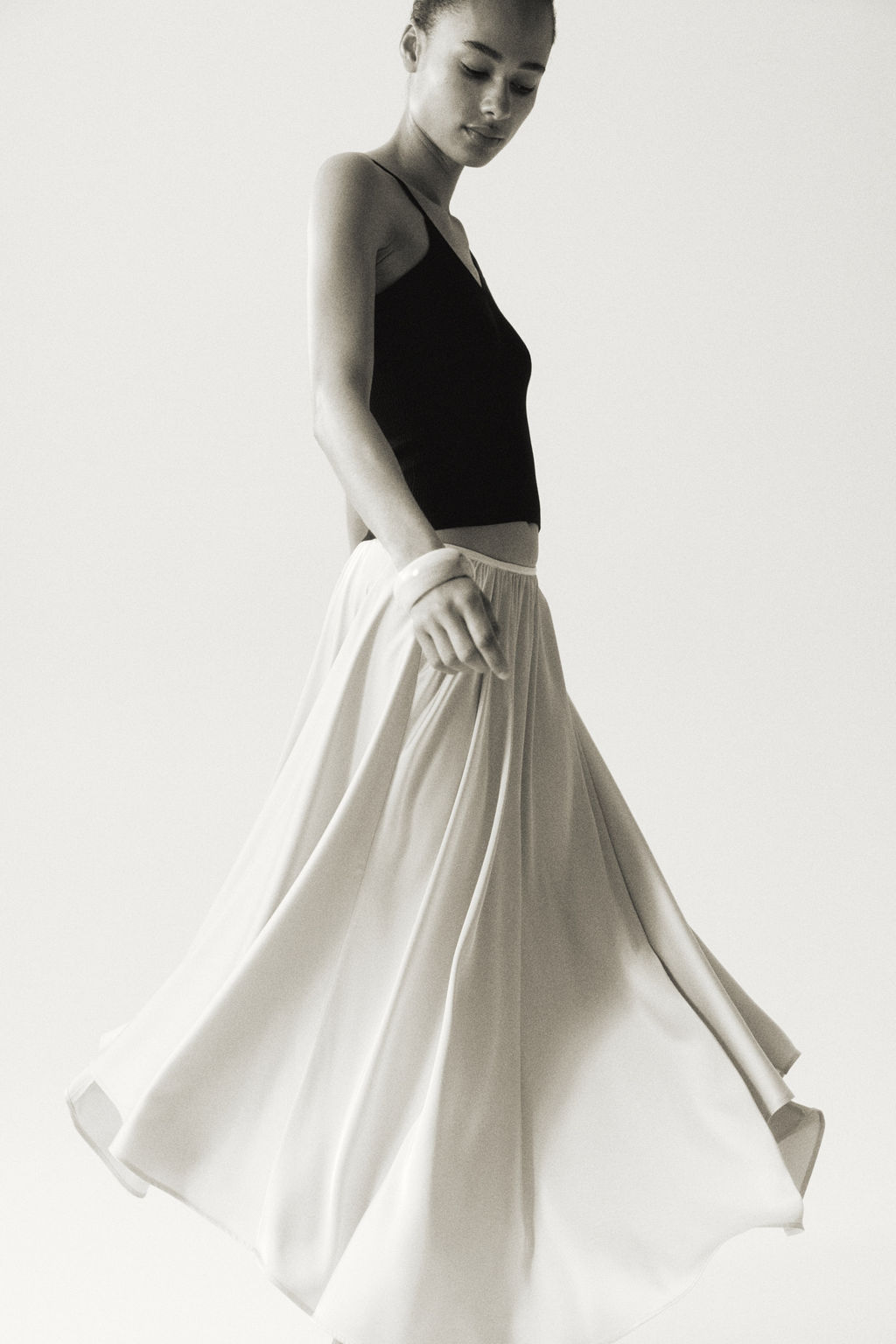 Satin maxi skirt - H&m фото 5