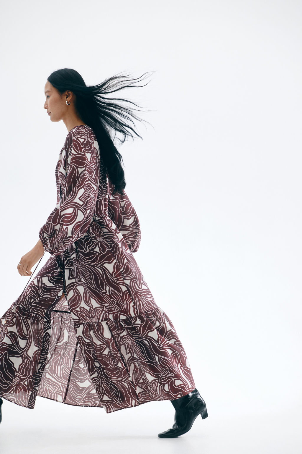 Vestido oversize con cintur?n de anudar - H&m фото 7