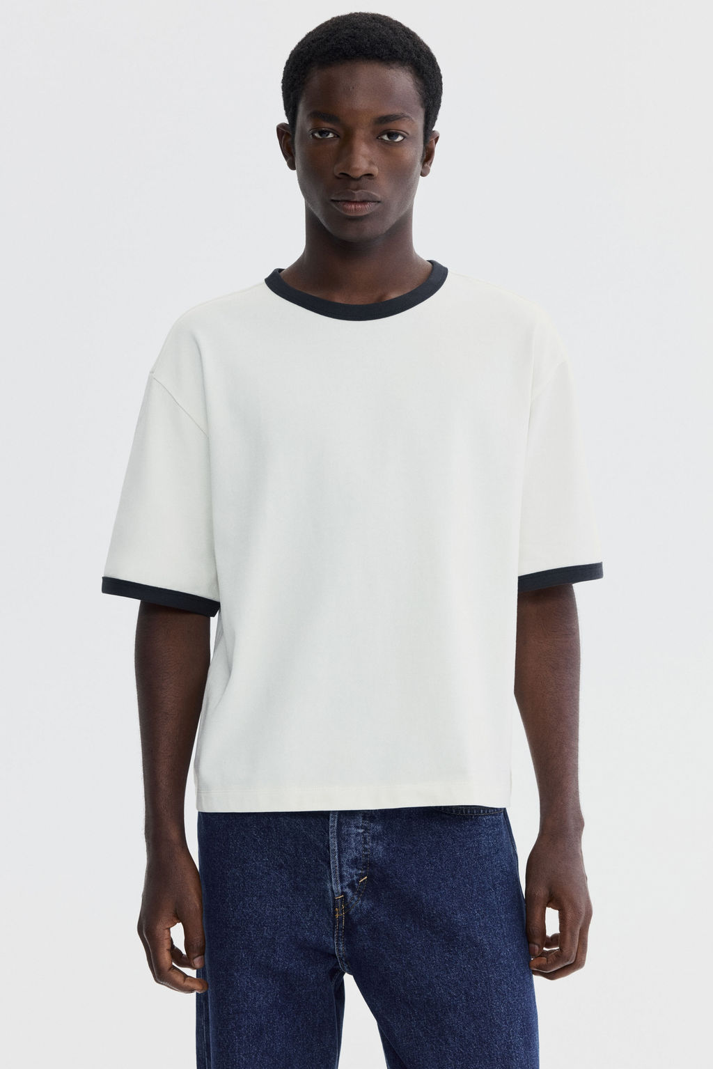 Camiseta boxy Loose Fit - H&m фото 3