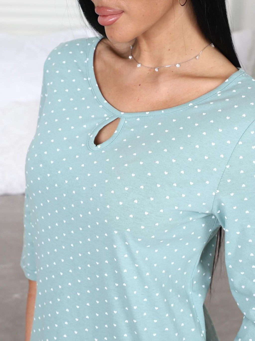 IV-CAPRIZ Грасиас - сорочка мятный  фото 8