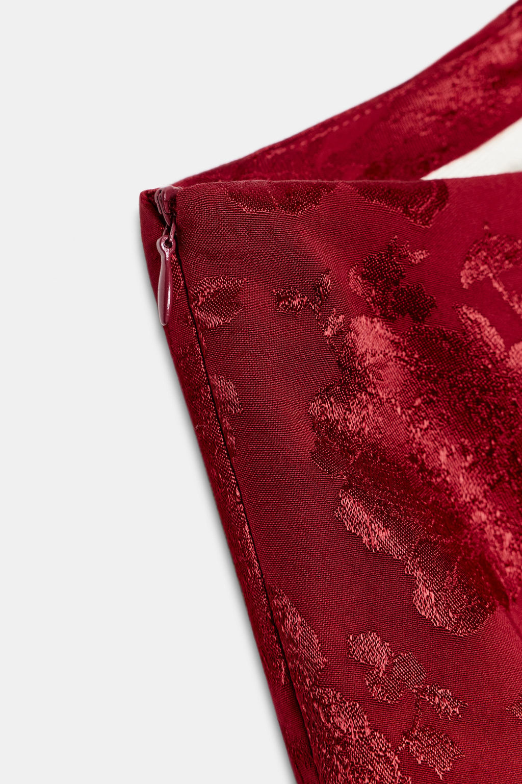 TOP ASIM?TRICO JACQUARD CINTUR?N / Burdeos