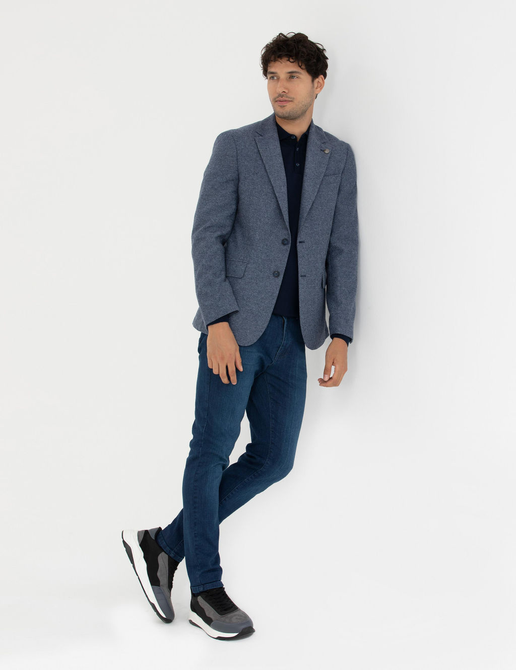 Saks Y_n Kar___ml_ Slim Fit Ceket