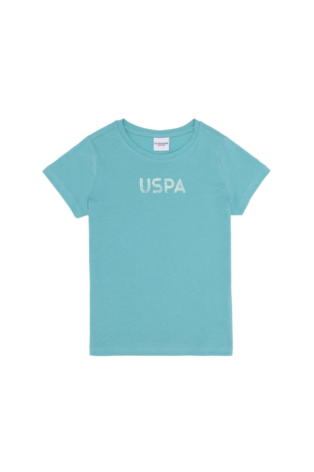 U. S. Polo Assn Детская мятная футболка с круглым вырезом