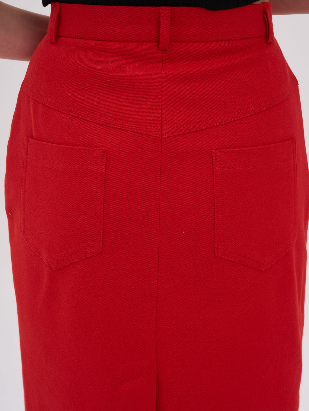 Джинсовая юбка из хлопка ТРиКА