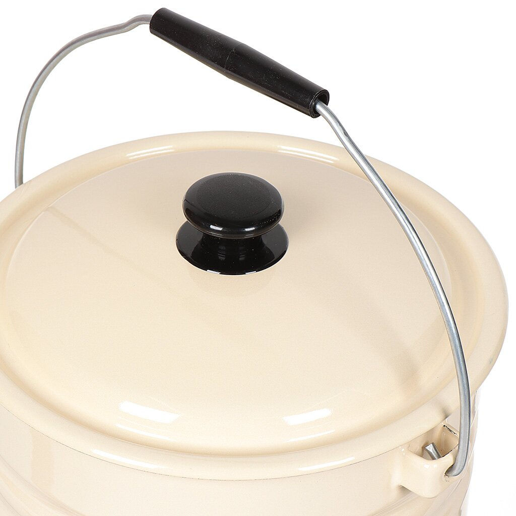 Ведро 10,0л с крышкой 41204-222 без декора