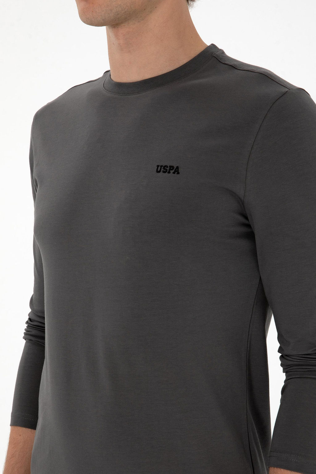 Erkek Gri Basic Sweatshirt Sepette S_rpriz _ndirim - U.s. polo assn фото 7