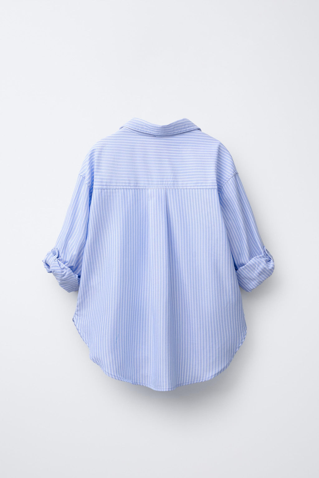 STRIPED SHIRT WITH CONTRAST RIB NECK T-SHIRT PACK - Zara фото 3